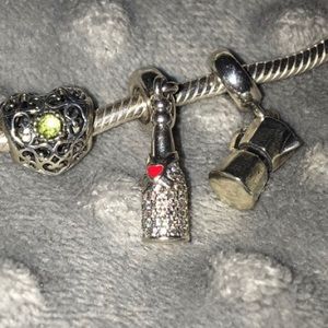 Pandora Wine Bottle Charm